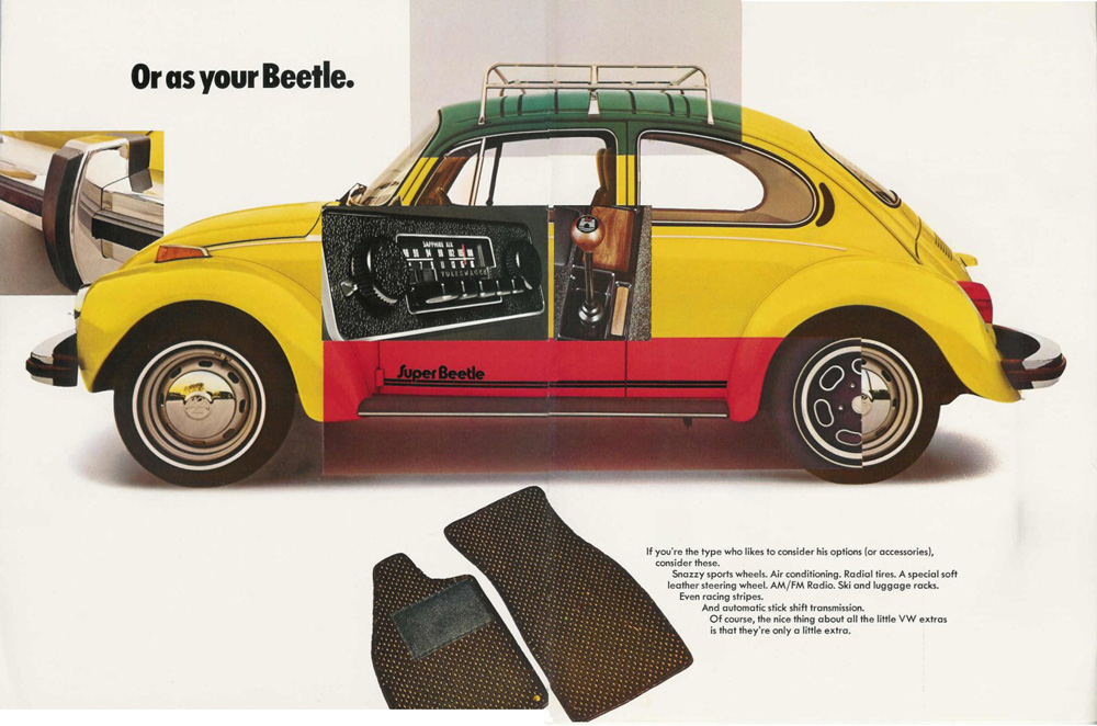 Super Beetle accessory sheet