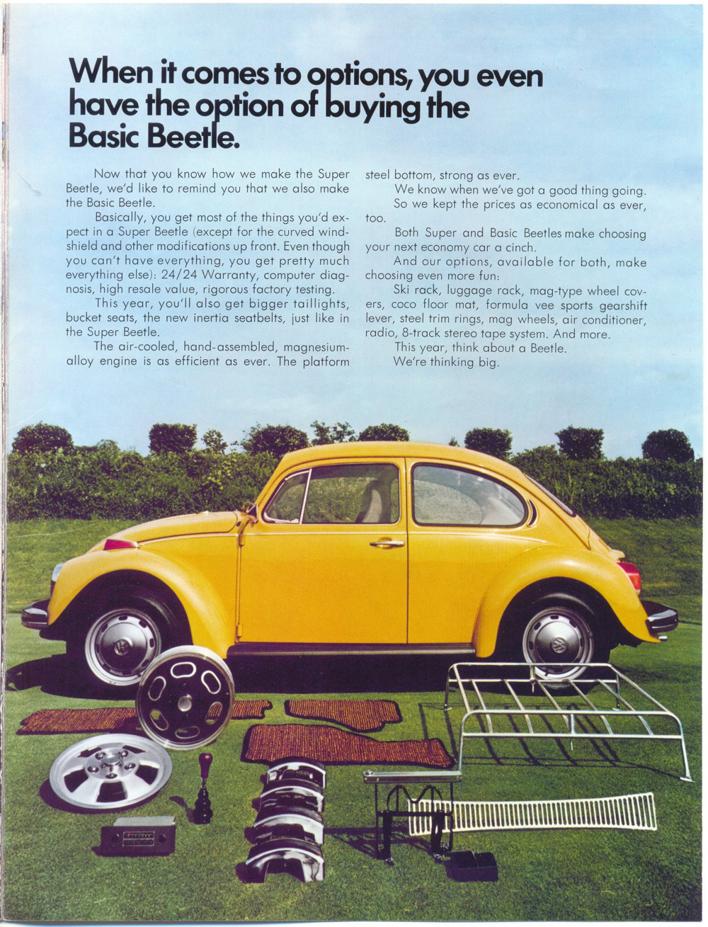 1973 Volkswagen brochure page 7