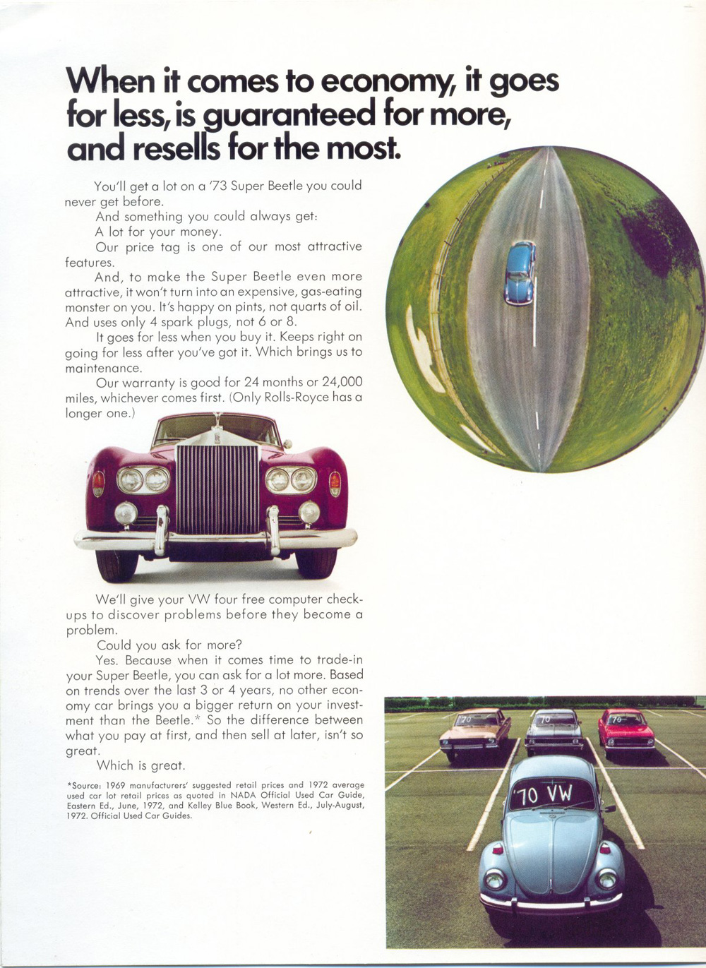 1973 Volkswagen brochure page 6