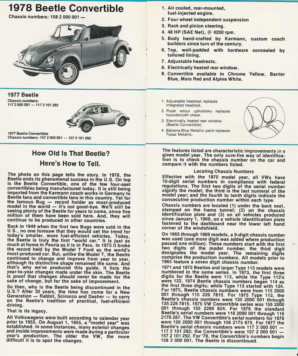 1978 Beetle Convertible - Vintage VW Ad