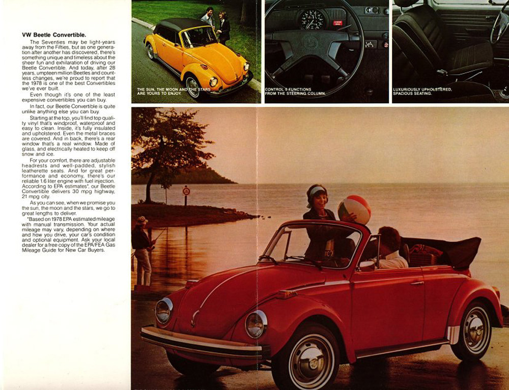 1978 Super Beetle - Vintage VW Ad