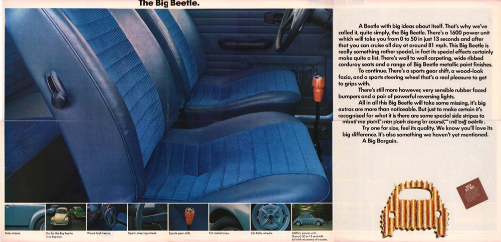 The Big Beetle - Vintage VW Ad