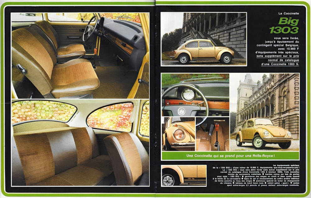 Volkswagen Super Beetle Big edition sales brochure
