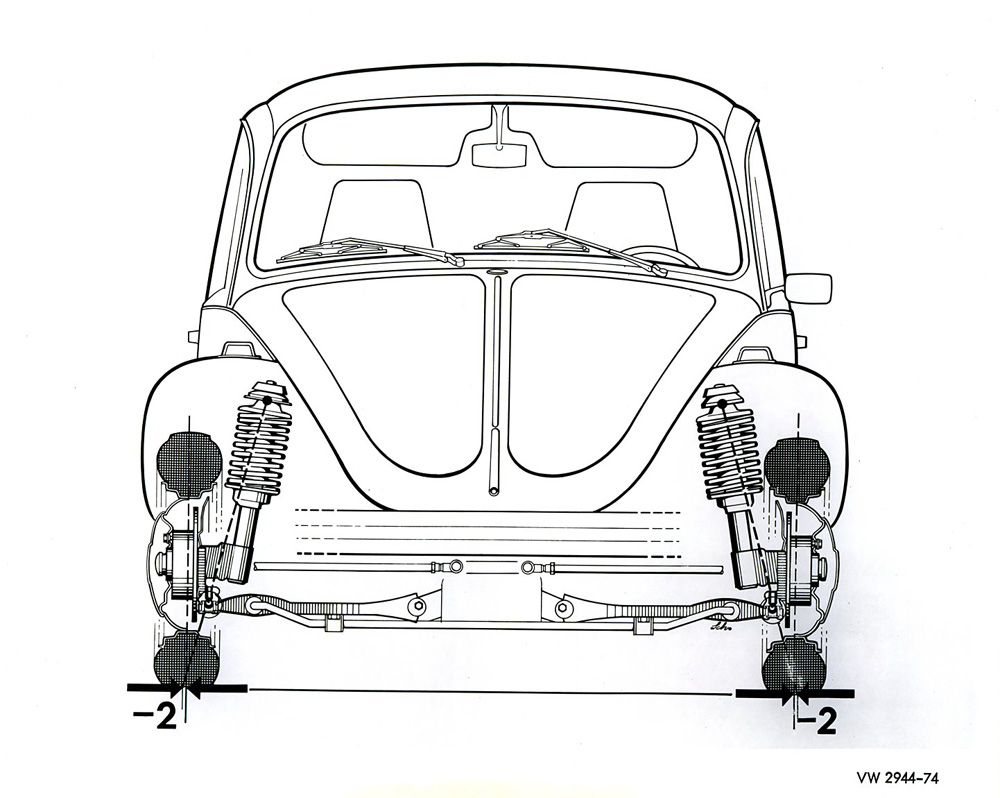 Super Beetle suspension diagram