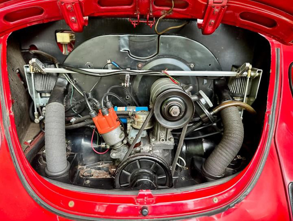 Volkswagen Beetle Engine looks to be in great shape