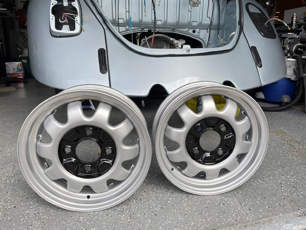 VW Beetle marathon wheels