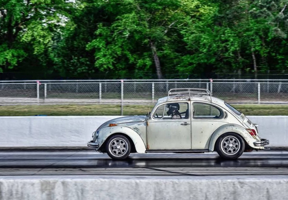 A low Beetle looks amazing