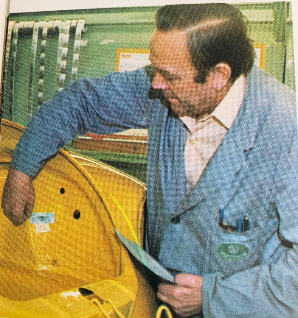 VW Paint code sticker