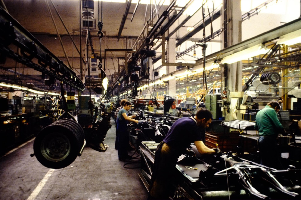 Chassis preparation for the Beetle cabriolet bodies