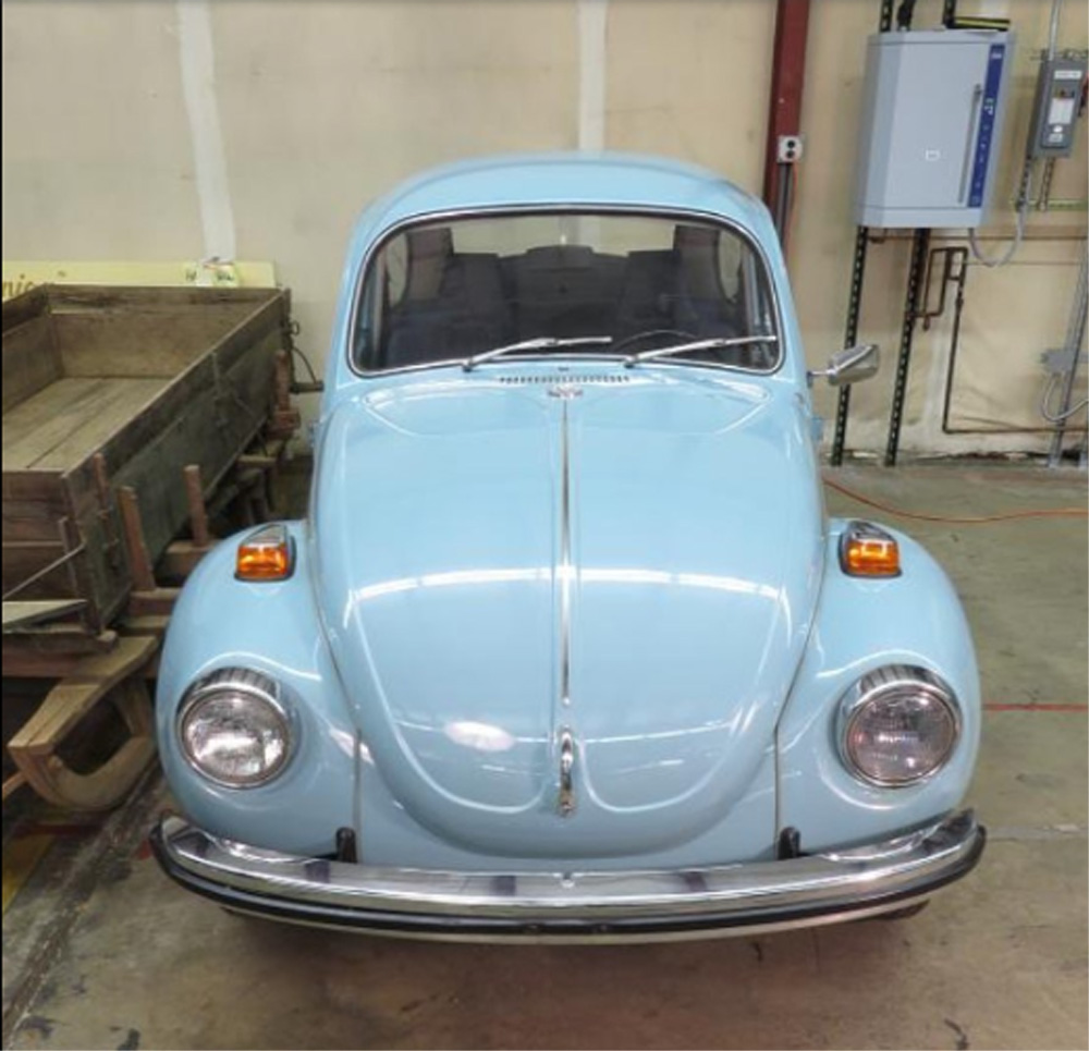 The 15 millionth Beetle, produced on 15 February 1972