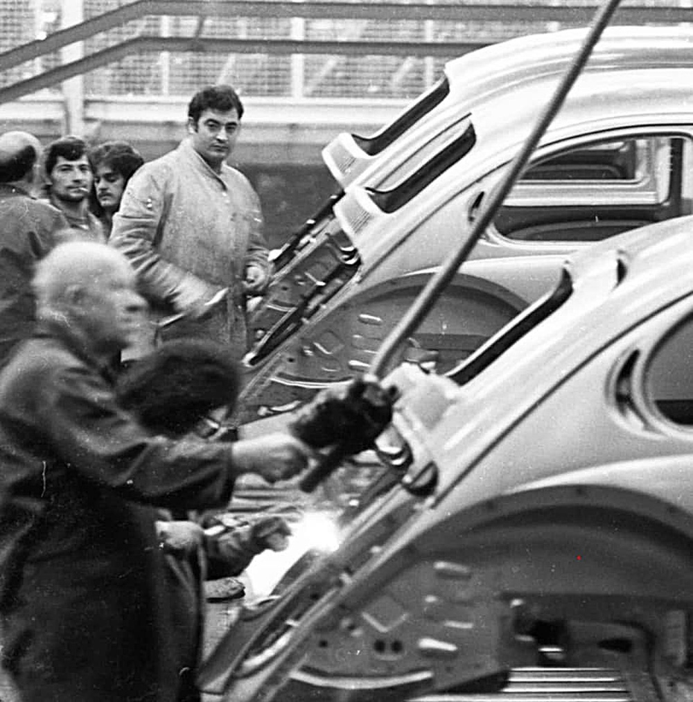 1303 body shell production starts in August of 1972