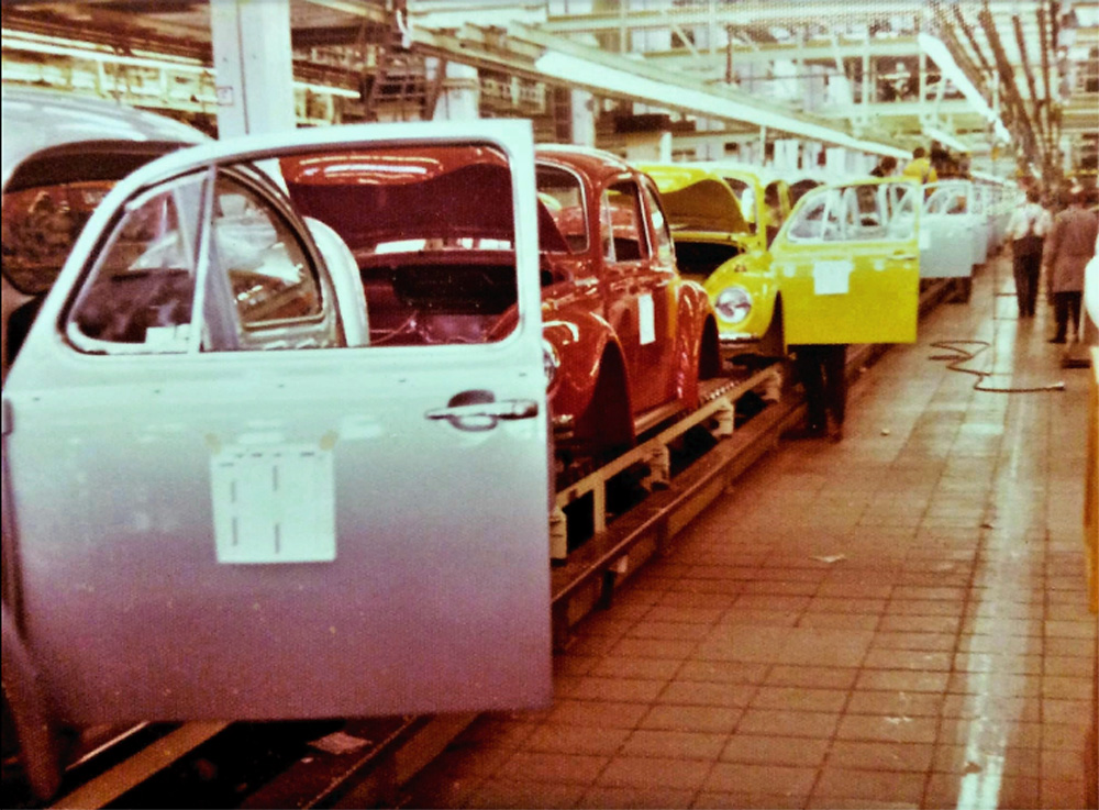 Beetles roll down the line in 1973