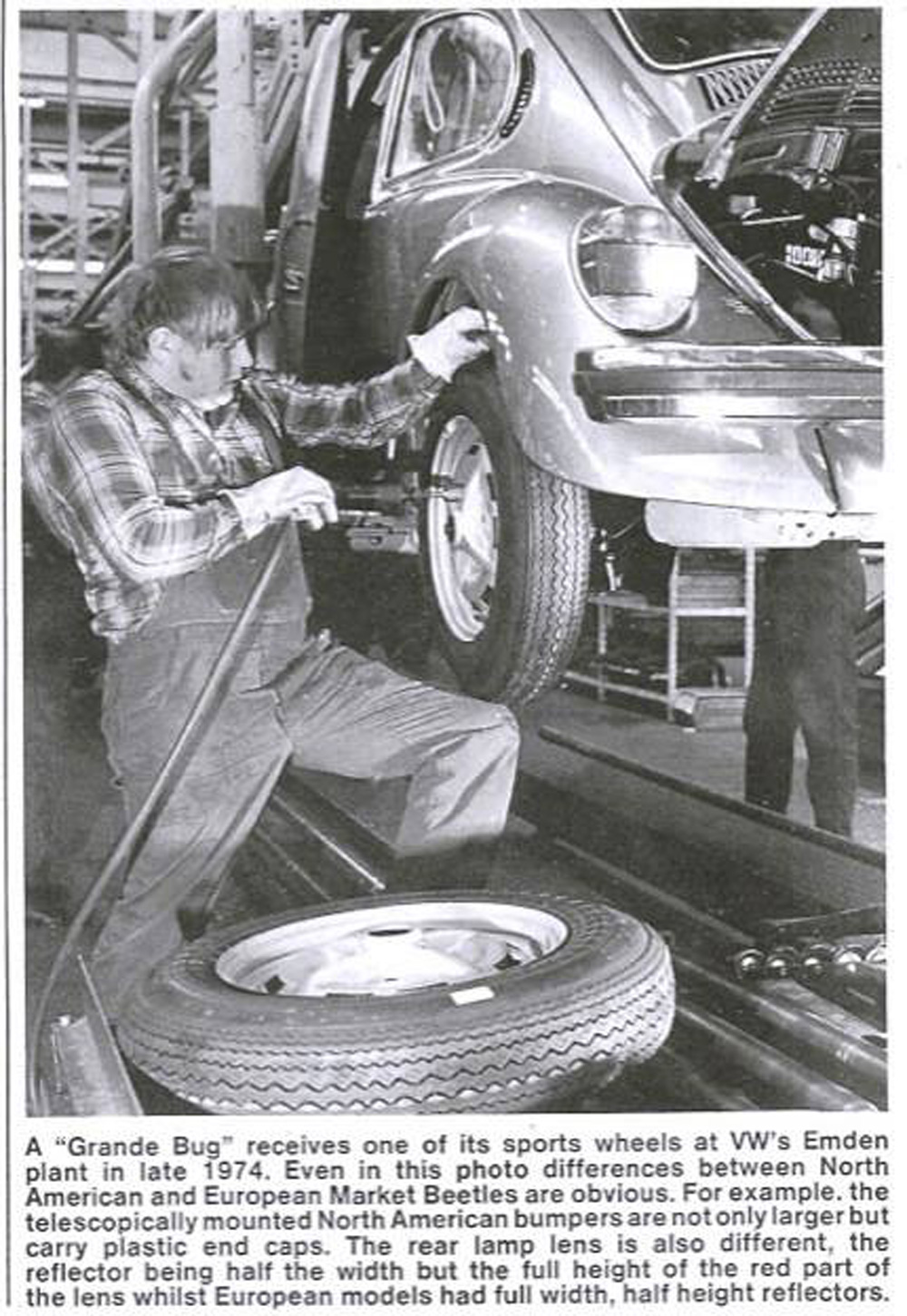 1975 La Grande Bug has it wheels installed in late 1974